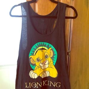 Wet Seal “The Lion King” black tank top